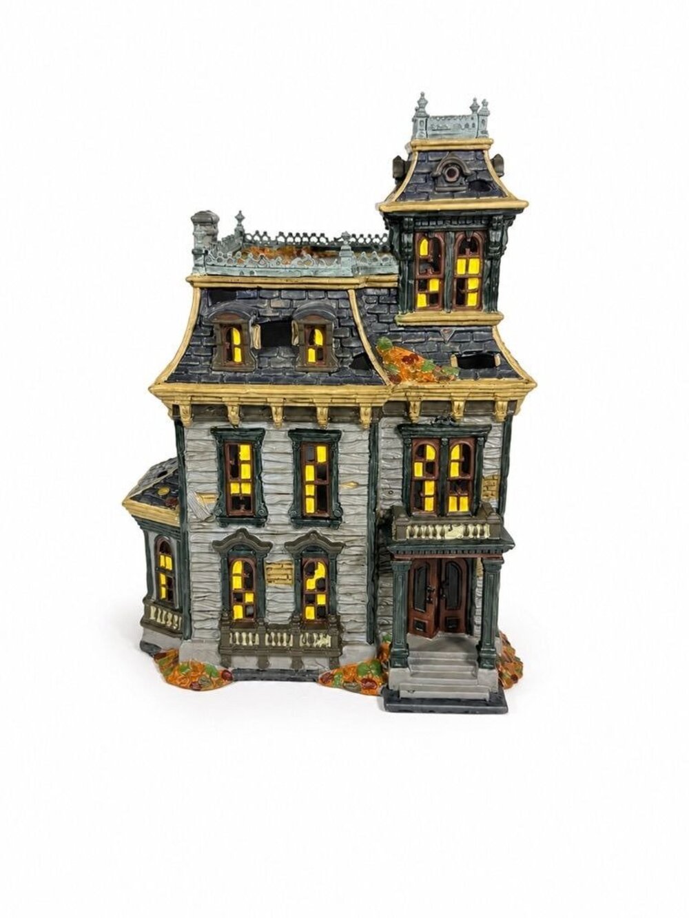 Halloween House Mordecai Mansion Dept. 56 Snow Village Fall Decorations 4025337